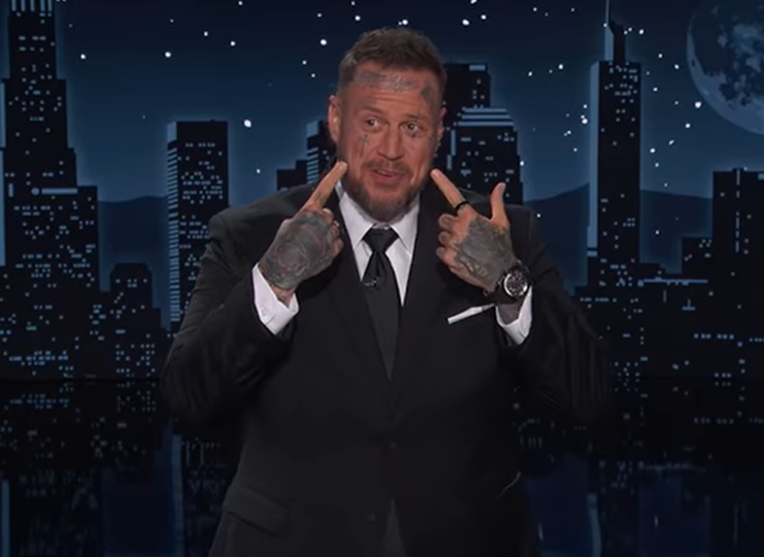 Jelly Roll Built His Brand on Being Real, Then Cried on Jimmy Kimmel Reading DNC Talking Points